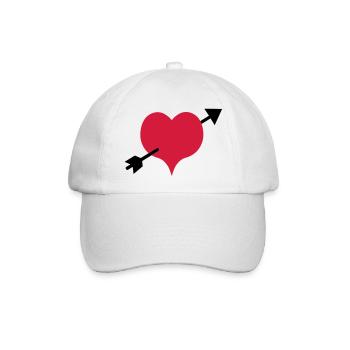 arrow - Baseballkappe - Weiß/Weiß - Vorne