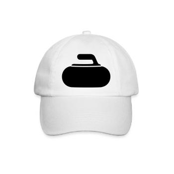 Curlingstein Curling Curler - Baseballkappe - Weiß/Weiß - Vorne