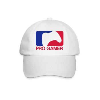 ProGamer - Baseballkappe - Weiß/Weiß - Vorne