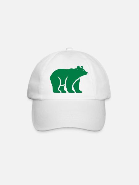 baer - Baseballkappe - Weiß/Weiß