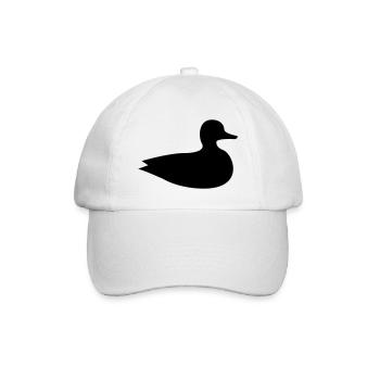 Ente - Baseballkappe - Weiß/Weiß - Vorne