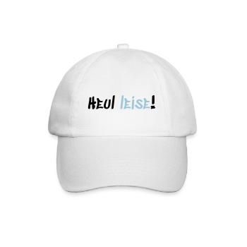 Heul Leise - Baseballkappe - Weiß/Weiß - Vorne