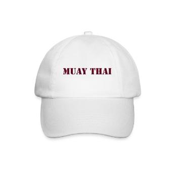 MUAY THAI - Baseballkappe - Weiß/Weiß - Vorne