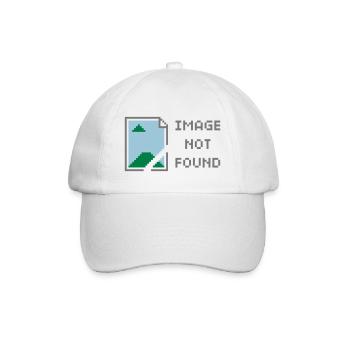 Geek - Baseballkappe - Weiß/Weiß - Vorne