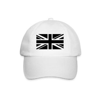 Union Jack - Vereinigtes Königreich Großbritannien Taktische Flagge - Baseballkappe - Weiß/Weiß - Vorne