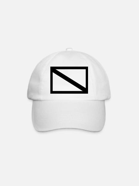 DiveFlag - Baseballkappe - Weiß/Weiß