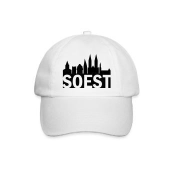 Soest Skyline 1 - Baseballkappe - Weiß/Weiß - Vorne