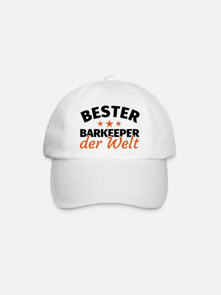 Barkeeper - Baseballkappe - Weiß/Weiß