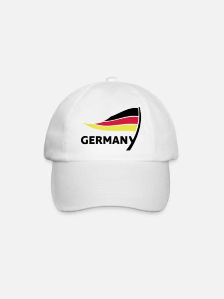 Germany - Baseballkappe - Weiß/Weiß