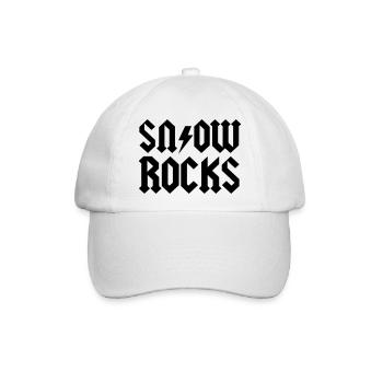 Schnee - Baseballkappe - Weiß/Weiß - Vorne
