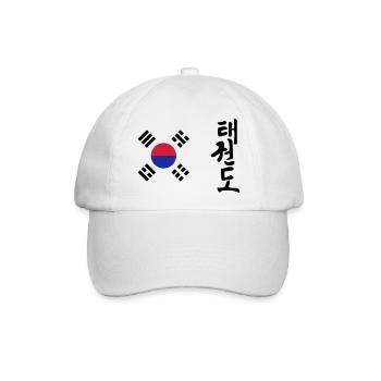 Taekwondo Taekwondoin Tae-Kwon-Do Tae Kwon Do - Baseballkappe - Weiß/Weiß - Vorne