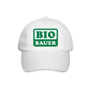 BIO BAUER - Baseballkappe - Weiß/Weiß - Vorne
