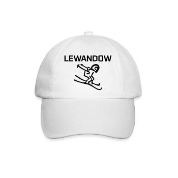 Lewandow Ski - Baseballkappe - Weiß/Weiß - Vorne