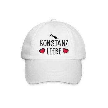Konstanz Liebe - Baseballkappe - Weiß/Weiß - Vorne