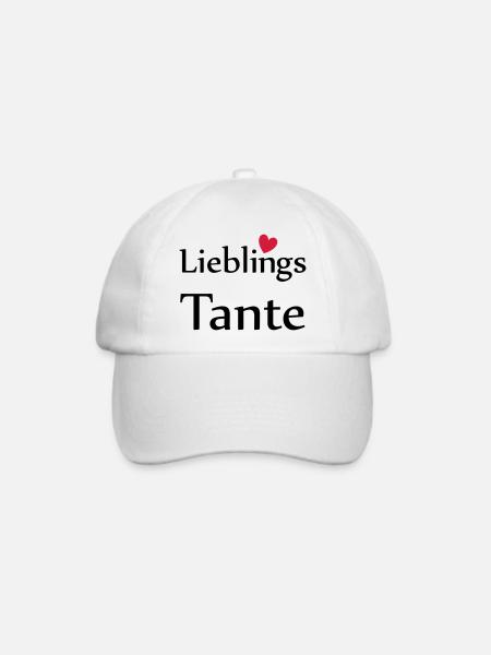 Lieblings Tante mit Herz - Baseballkappe - Weiß/Weiß