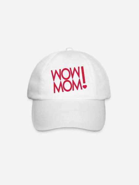 Mutter - Baseballkappe - Weiß/Weiß