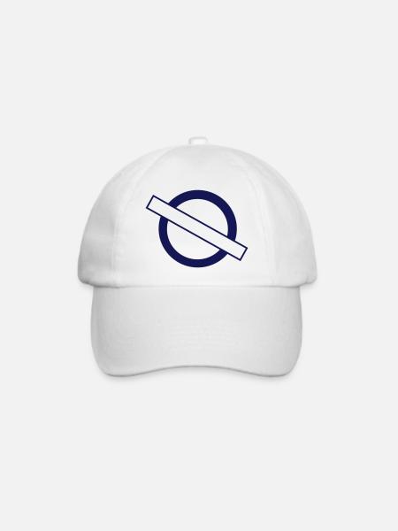 sonderlandeplatz_gras - Baseballkappe - Weiß/Weiß