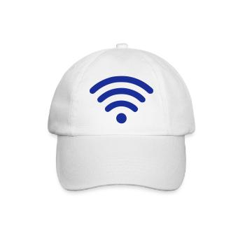 wlan - Baseballkappe - Weiß/Weiß - Vorne