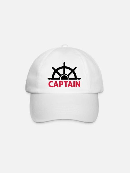 Kapitän - Baseballkappe - Weiß/Weiß