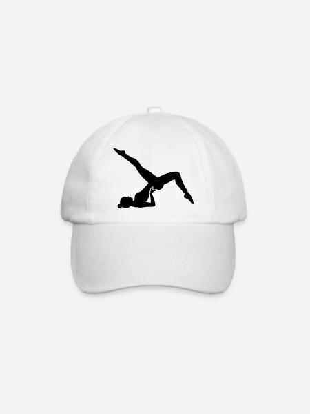 pilates - Baseballkappe - Weiß/Weiß