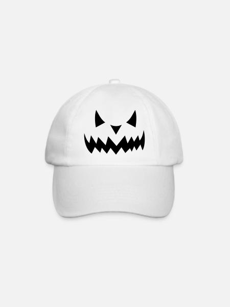 Ghost face 3 - Baseballkappe - Weiß/Weiß
