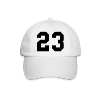 23 - Baseballkappe - Weiß/Weiß - Vorne