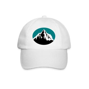 mountain - Baseballkappe - Weiß/Weiß - Vorne