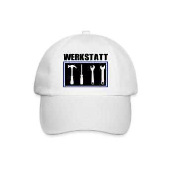 werkzeug werkstatt - Baseballkappe - Weiß/Weiß - Vorne