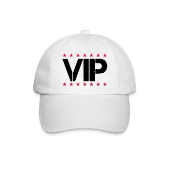 vip - Baseballkappe - Weiß/Weiß - Vorne