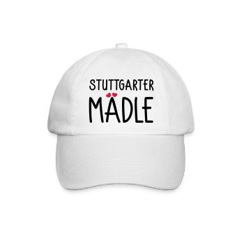 Stuttgarter Mädle - Baseballkappe - Weiß/Weiß - Vorne