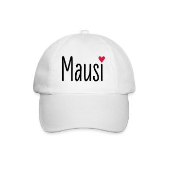 Mausi, Valentinstag, Jahrestag, Beziehung Kosename - Baseballkappe - Weiß/Weiß - Vorne