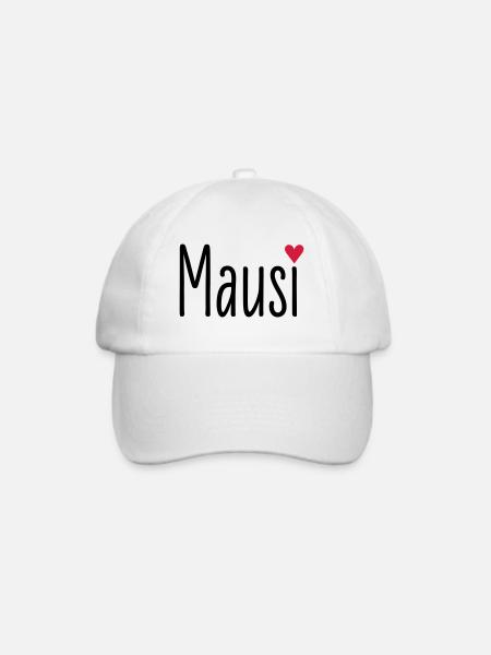 Mausi, Valentinstag, Jahrestag, Beziehung Kosename - Baseballkappe - Weiß/Weiß