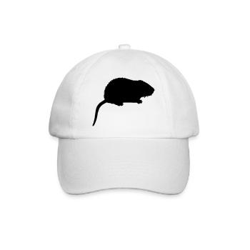 nutria_n1 - Baseballkappe - Weiß/Weiß - Vorne