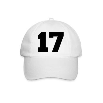 17 - Baseballkappe - Weiß/Weiß - Vorne