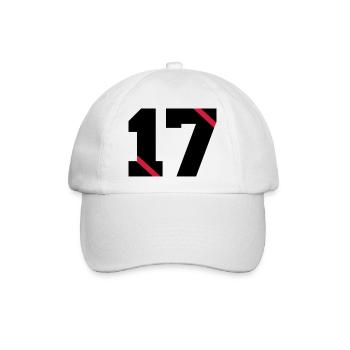 17 - Baseballkappe - Weiß/Weiß - Vorne