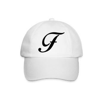 F - Baseballkappe - Weiß/Weiß - Vorne