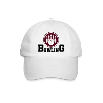 bowling - Baseballkappe - Weiß/Weiß - Vorne
