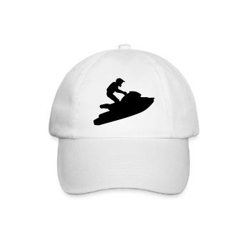 Jetski - Baseballkappe - Weiß/Weiß - Vorne