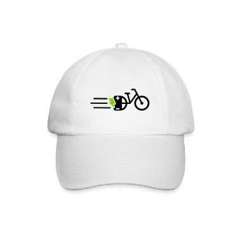 ebike e-bike ebike - Baseballkappe - Weiß/Weiß - Vorne