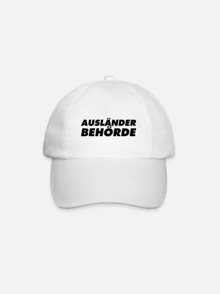 Ausländer Behörde Ausland Amk - Baseballkappe - Weiß/Weiß