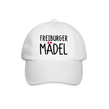 Freiburger Mädel - Baseballkappe - Weiß/Weiß - Vorne