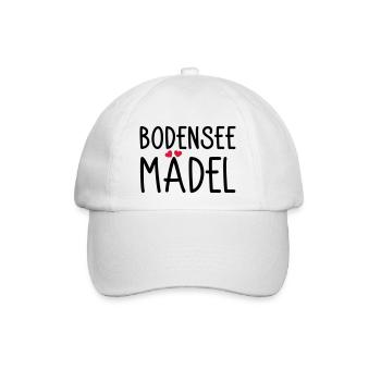 Bodenseemädel - Baseballkappe - Weiß/Weiß - Vorne