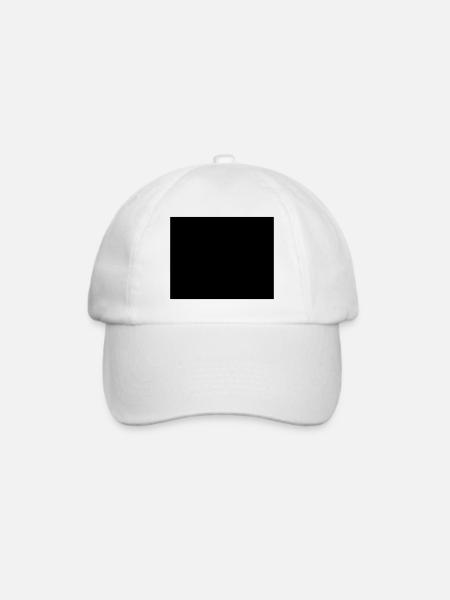 rechteck - Baseballkappe - Weiß/Weiß