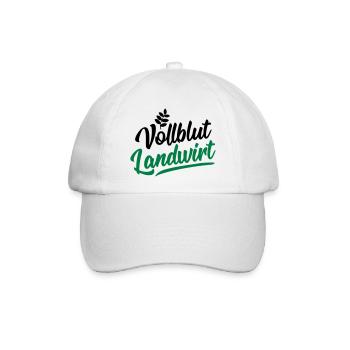 vollblut landwirt - Baseballkappe - Weiß/Weiß - Vorne