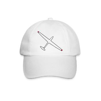 glider - Baseballkappe - Weiß/Weiß - Vorne