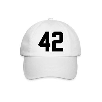 42 - Baseballkappe - Weiß/Weiß - Vorne