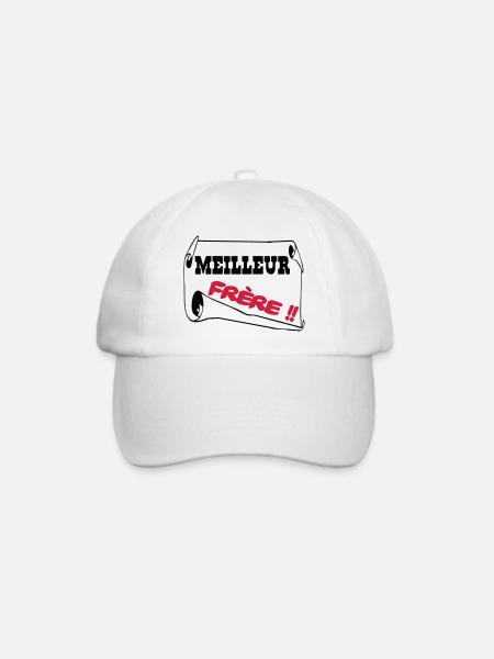 Bester Bruder - Baseballkappe - Weiß/Weiß