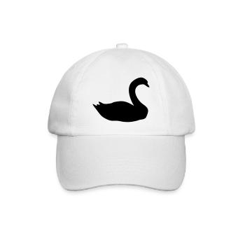 Schwan - Baseballkappe - Weiß/Weiß - Vorne