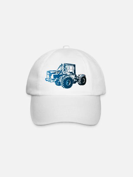Kirovets K700 Traktor K70 - Baseballkappe - Weiß/Weiß