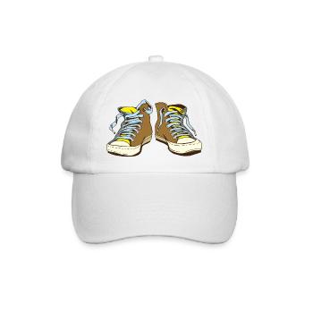 Classic Sneaker Schuhe - Baseballkappe - Weiß/Weiß - Vorne